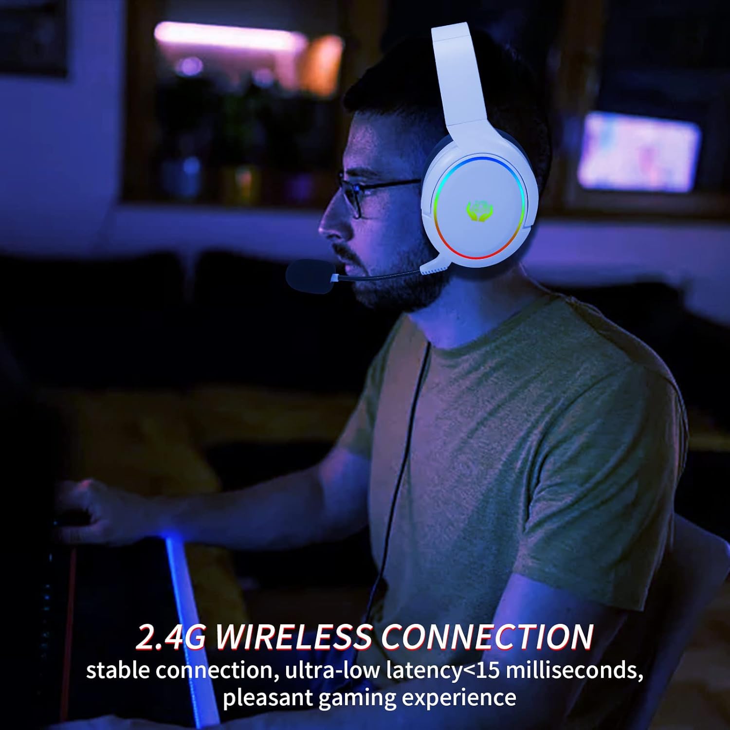 Беспроводная игровая гарнитура – обзор и цена Gaming Headset With Mic Rgb