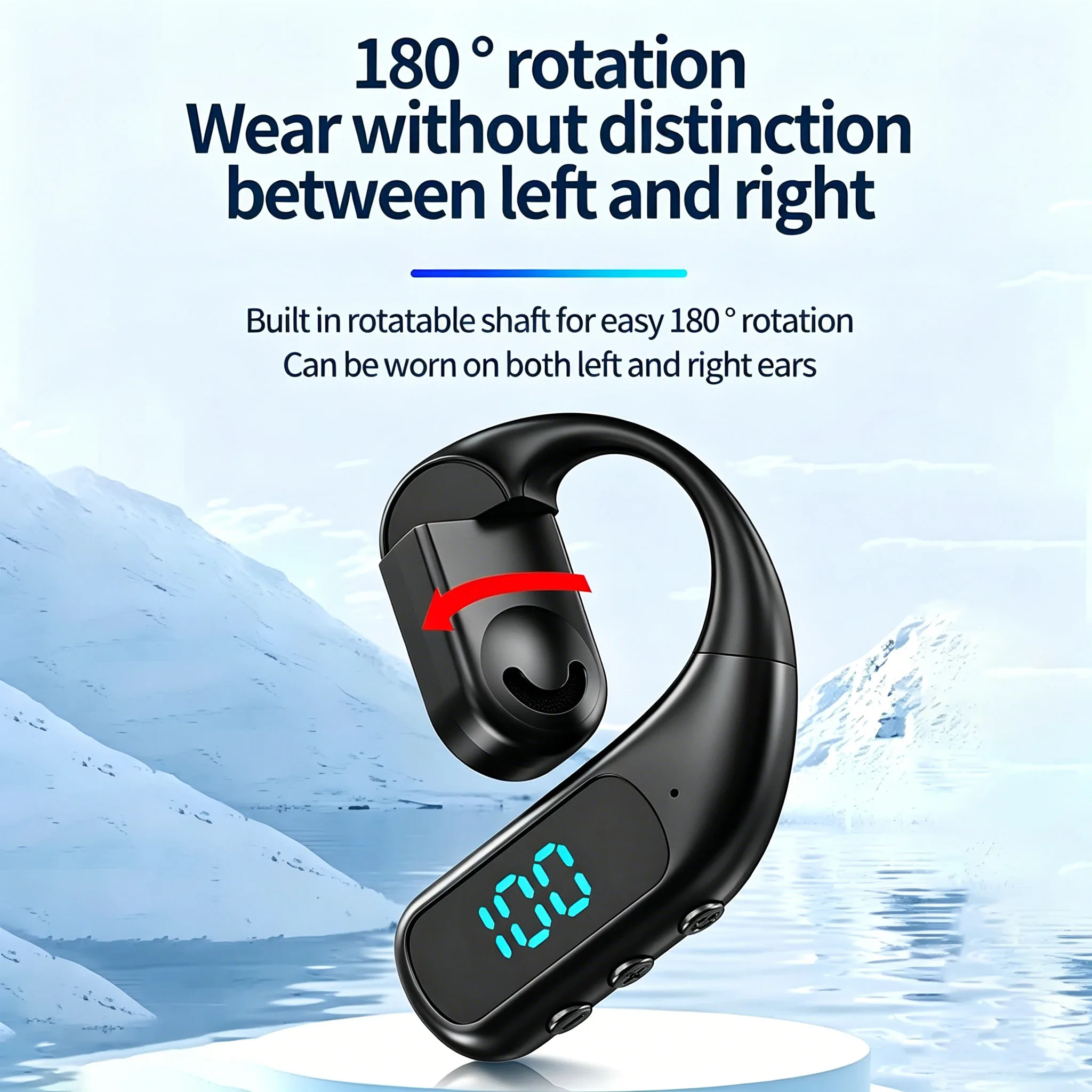 Беспроводные Bluetooth-наушник – обзор и цена Bone Conduction Running Headphones