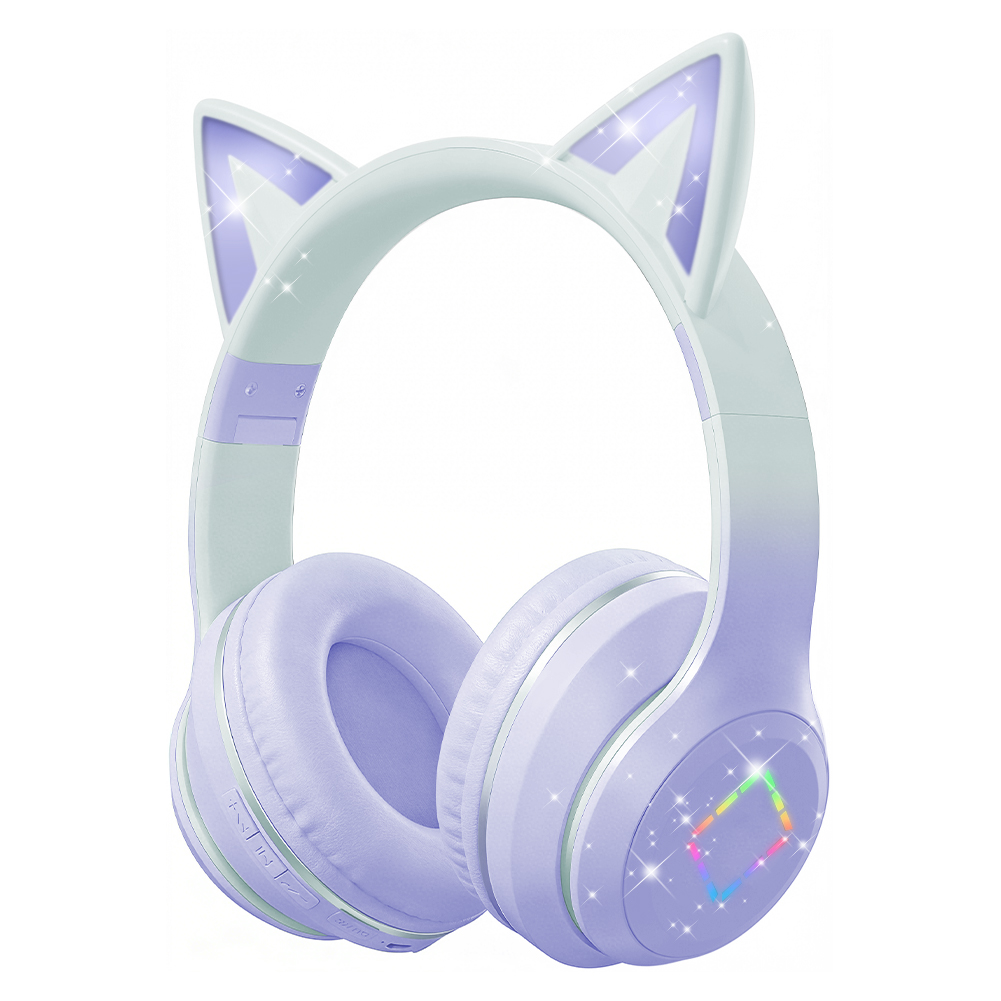Прекрасные беспроводные наушни – обзор и цена Cat Ear Bluetooth Headset Led