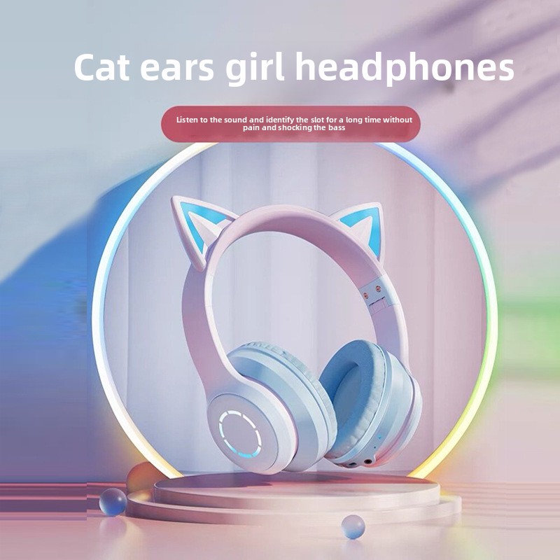 Новые бестселлеры: беспроводны – обзор и цена Cat Ear Bluetooth Headset Led