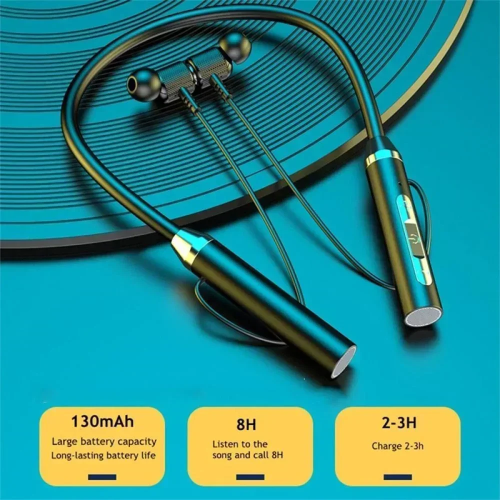 Беспроводные наушники K58 Blue – обзор и цена Magnetic Neckband Sports Earphones