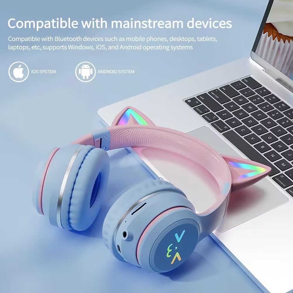 Светящиеся наушники RGB, беспр – обзор и цена Gaming Headset With Mic Rgb
