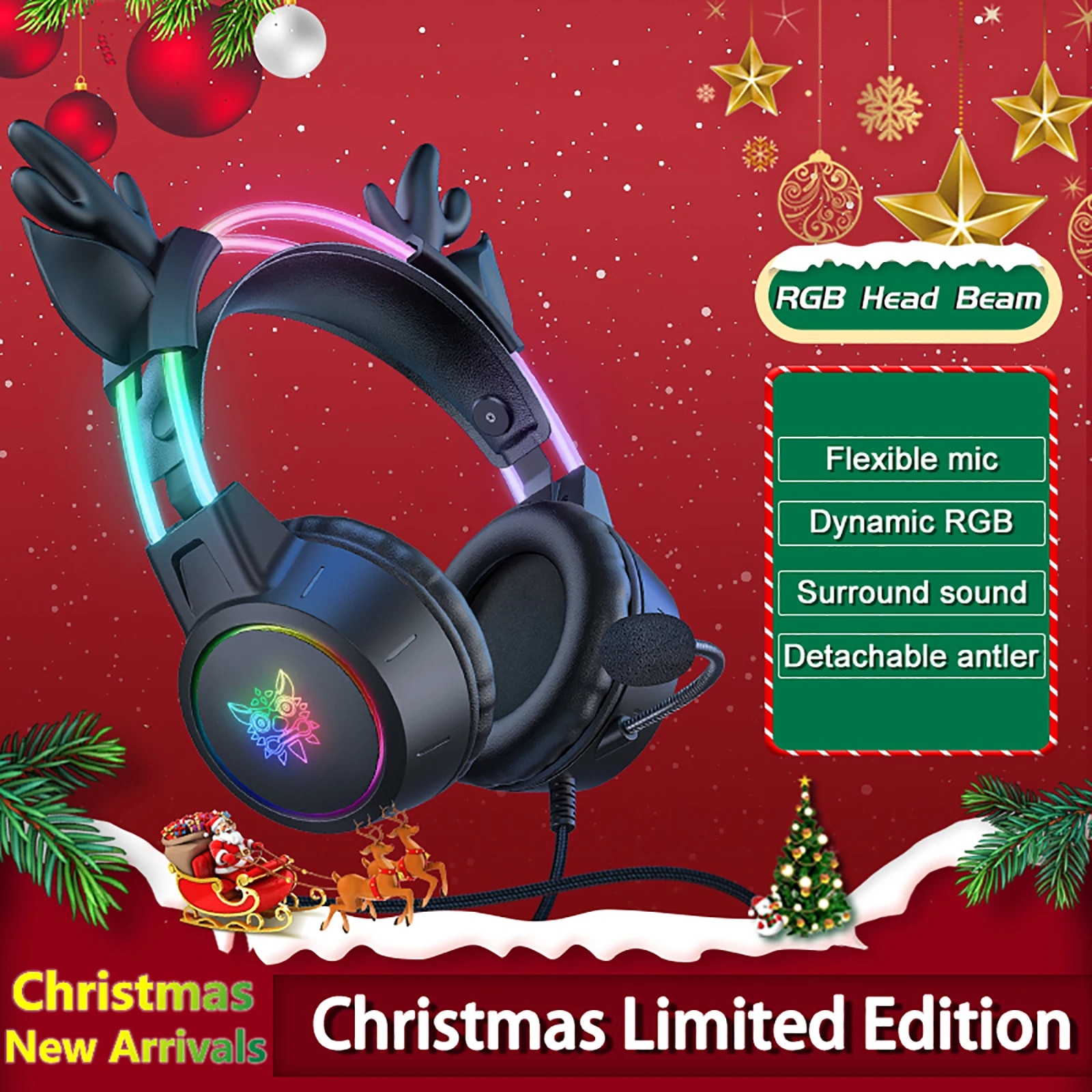 Игровая гарнитура ONIKUMA на 2 – обзор и цена Gaming Headset With Mic Rgb