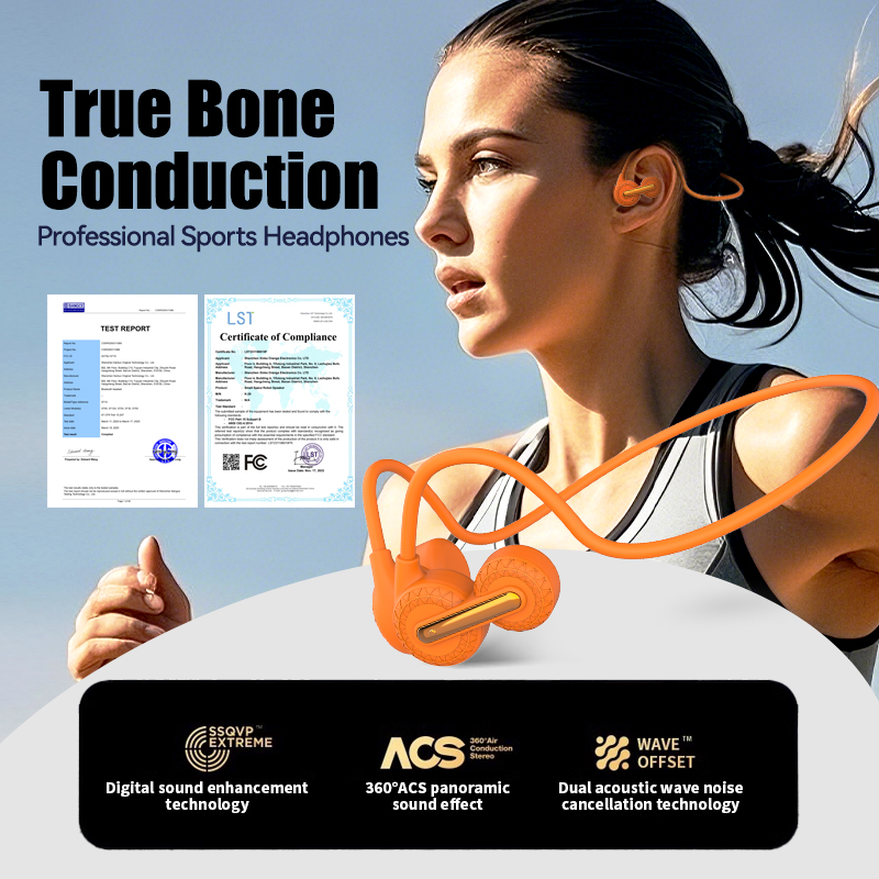 Спортивные Bluetooth-наушники  – обзор и цена Bone Conduction Running Headphones