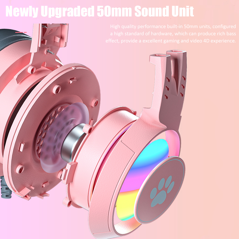 Симпатичные игровые наушники с – обзор и цена Gaming Headset With Mic Rgb