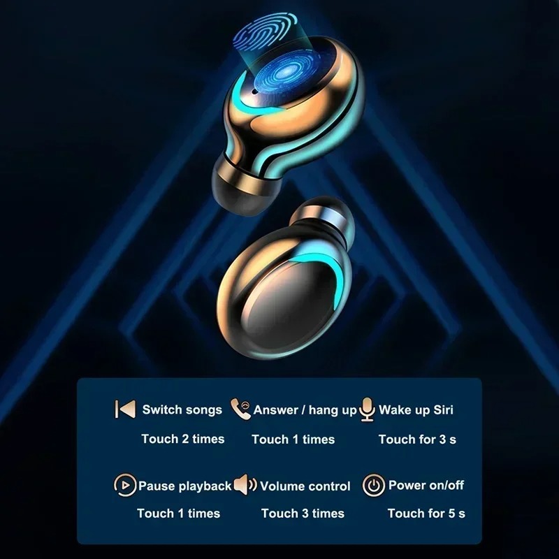 Новые беспроводные наушники F9 – обзор и цена Tws Earbuds Bluetooth 5.3