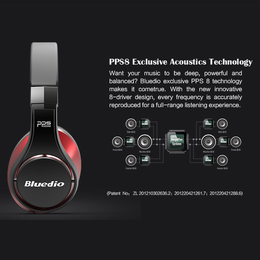Bluedio U UFO – беспроводные н – обзор и цена Anc Wireless Over Ear Headphones