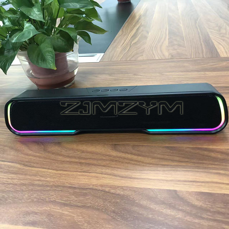 RGB-подсветка, Bluetooth-колон – обзор и цена Rgb Computer Soundbar For Pc