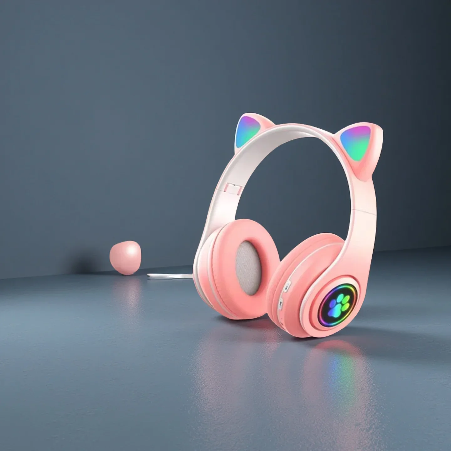 Милая Bluetooth-гарнитура с ко – обзор и цена Cat Ear Bluetooth Headset Led