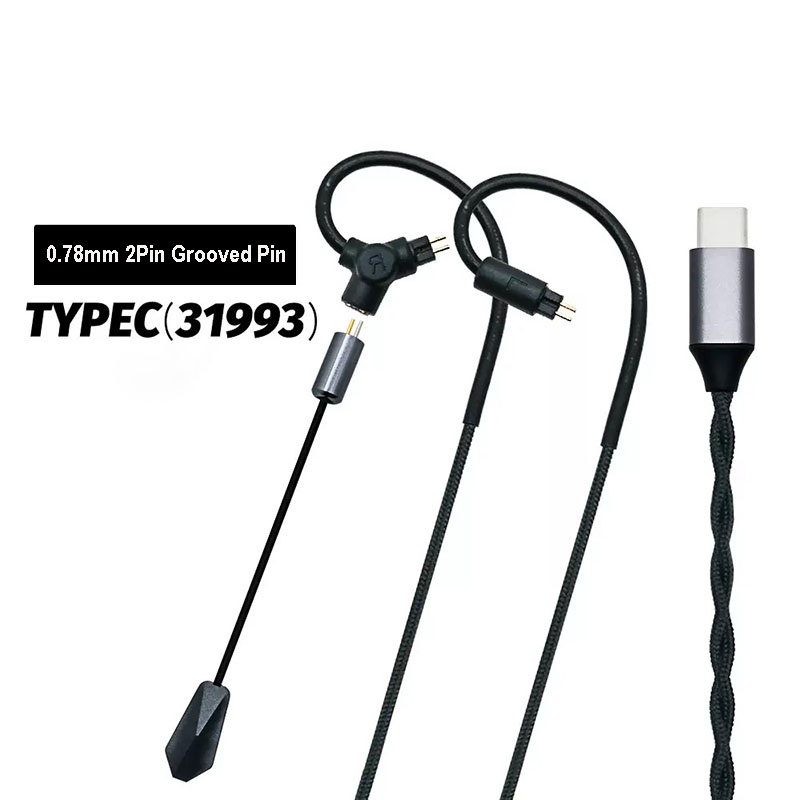 Кабель для игровых наушников 0 – обзор и цена Type C Wired Earphones With Mic
