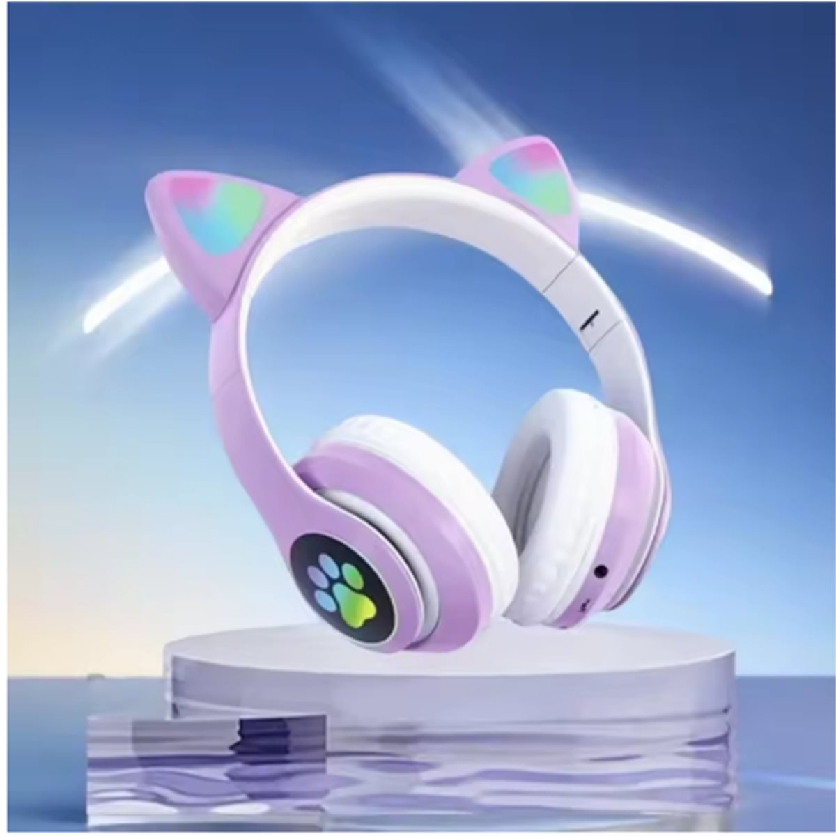 Беспроводные Bluetooth-наушник – обзор и цена Cat Ear Bluetooth Headset Led