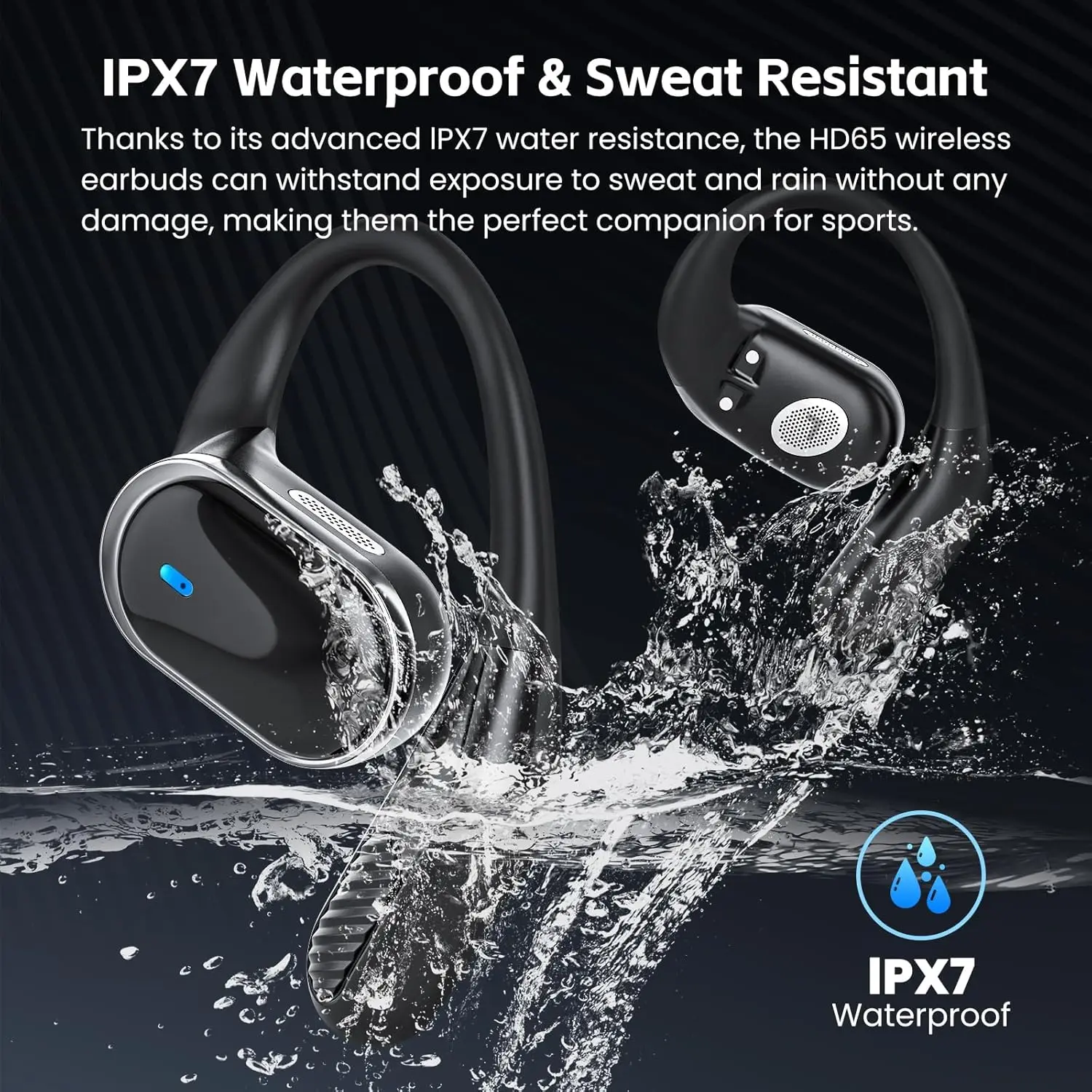 Беспроводные Bluetooth-наушник – обзор и цена Open Ear Air Conduction Headphones